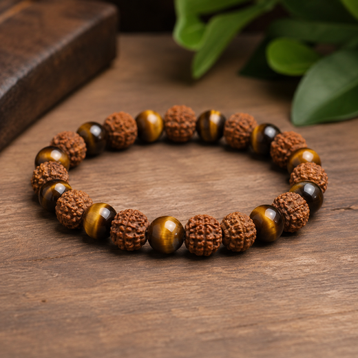 Rudraksh & Tiger Eye