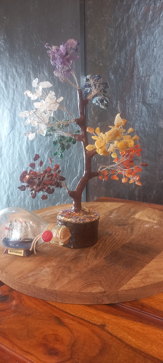 7 Chakra Crystal Gemstone Tree