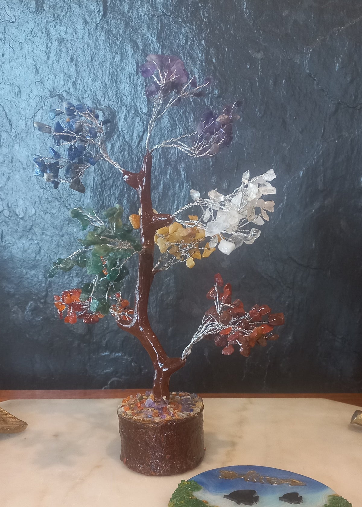 7 Chakra Crystal Gemstone Tree