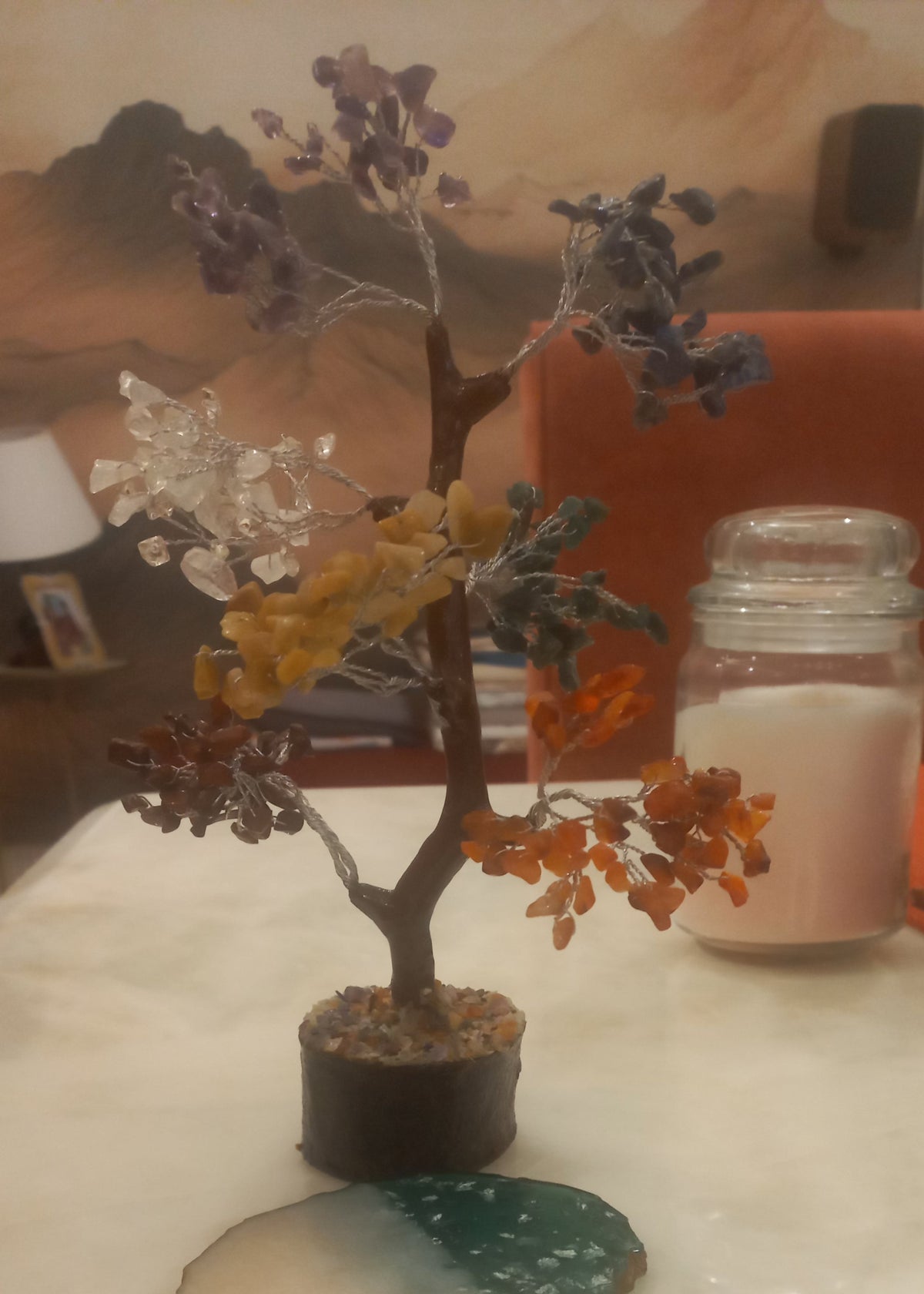 7 Chakra Crystal Gemstone Tree