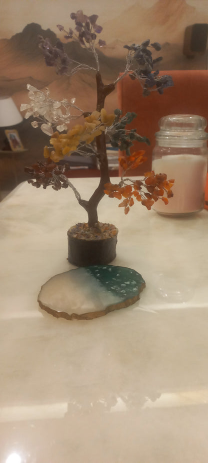 7 Chakra Crystal Gemstone Tree