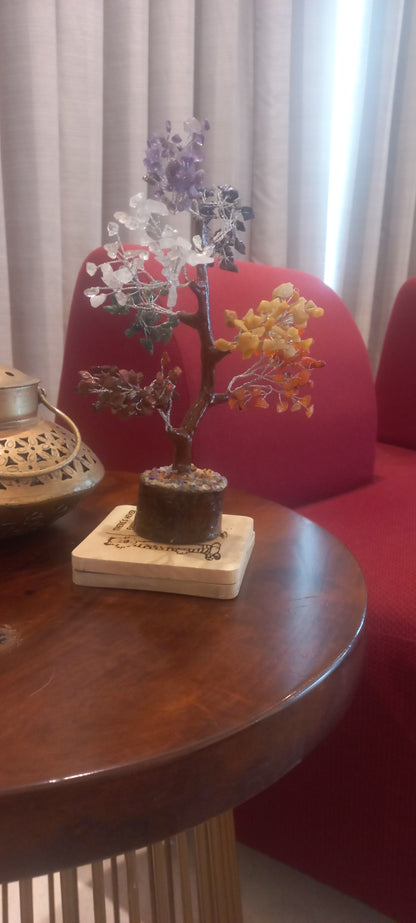 7 Chakra Crystal Gemstone Tree