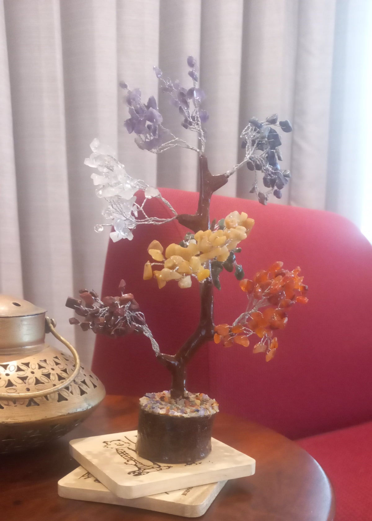 7 Chakra Crystal Gemstone Tree