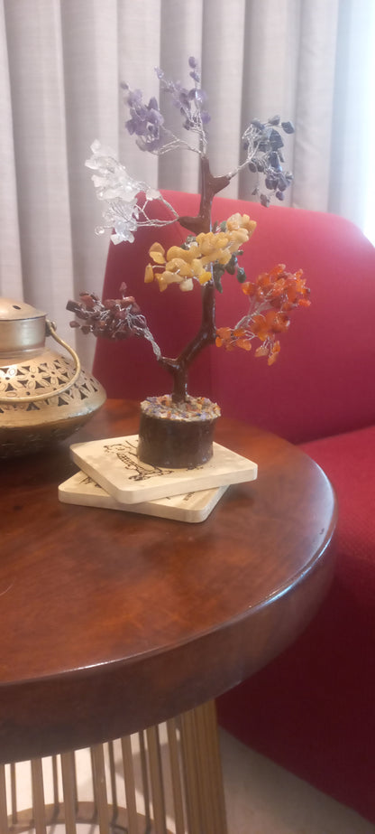 7 Chakra Crystal Gemstone Tree