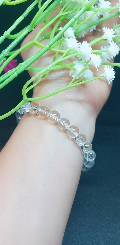 Clear Quartz Crystal Bracelet