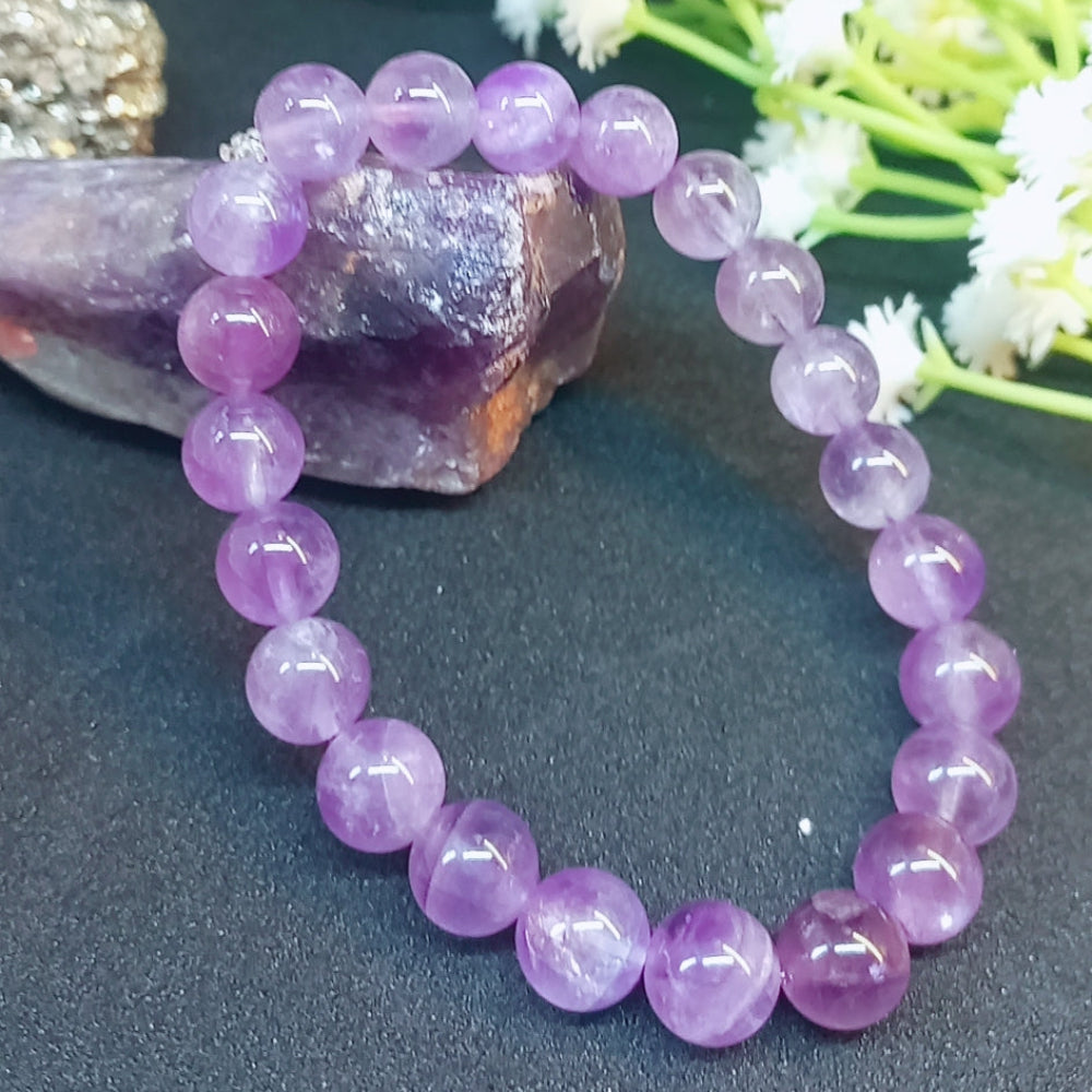 Natural Amethyst Crystal Bracelet