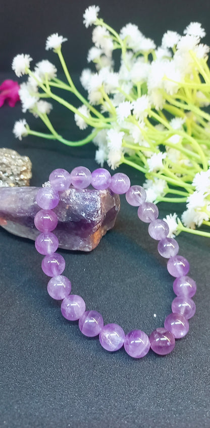 Natural Amethyst Crystal Bracelet