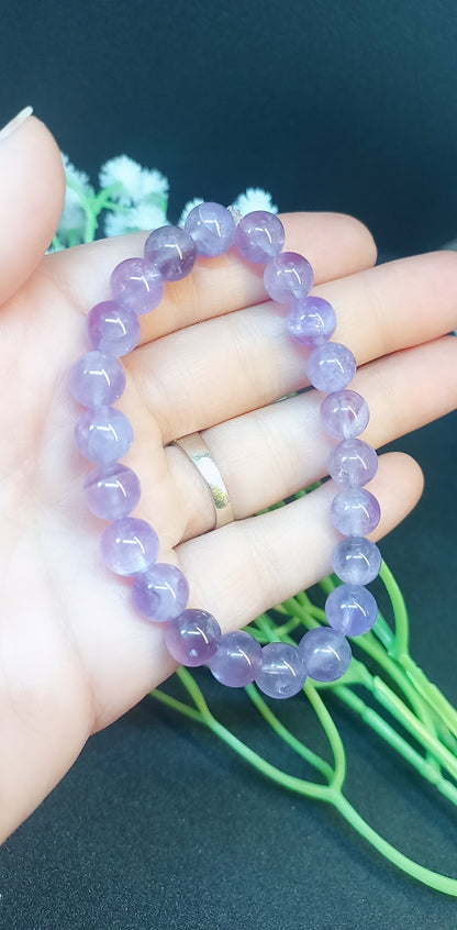 Natural Amethyst Crystal Bracelet