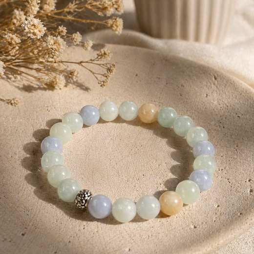 Aquamarine Bracelet for clear expression