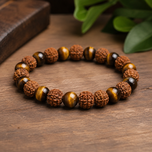 Rudraksh & Tiger Eye