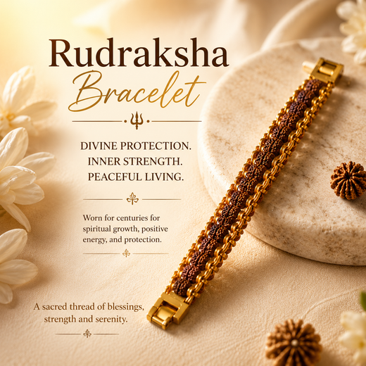 Chained Rudraksh Bracelet