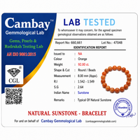 Certificate image for the 7 Chakra Bracelet