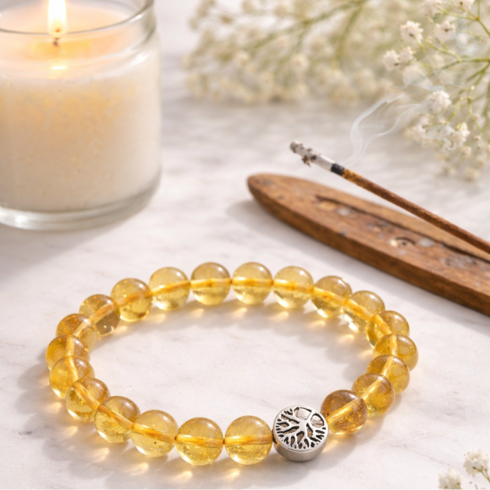 Citrine Bracelet-Abundance . Confidence . Joyful Manifestation