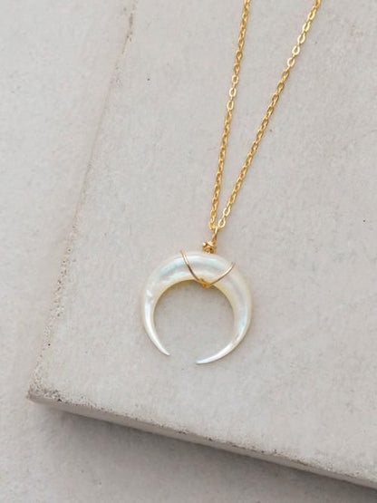 Gold Celestial Moon Goddess Pendent