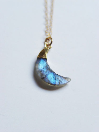 Gold Celestial Moon Goddess Pendent